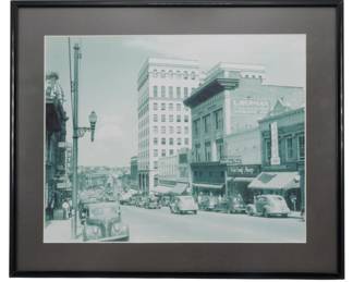 578 - Framed Photograph of Danville VA 10.5x12.5