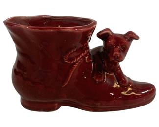 5077 - Art Pottery Planter - 8 x 5 x 4