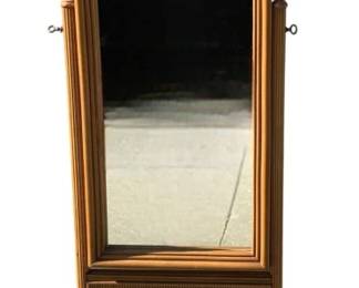 5019 - Vintage Cheval Floor Mirror - 23 x 26 x 70