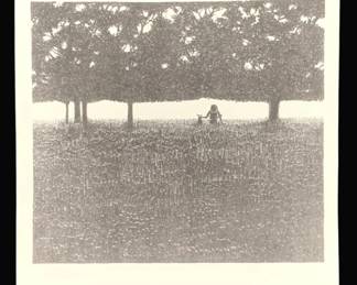 5708 - 1973 Klaus Voorman Print - 10.75 x 11.25