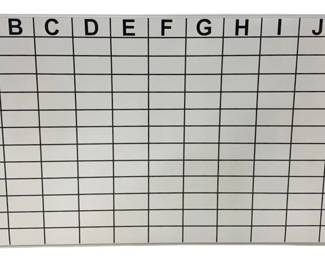 6309 - Monumental Wipe Erase board 47 x 95