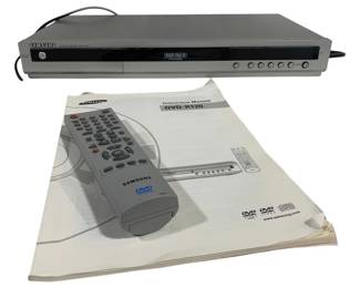 9854 - Samsung DVD Recorder Model DVD-R120 w/remote (Description): as is - missing connecting cords