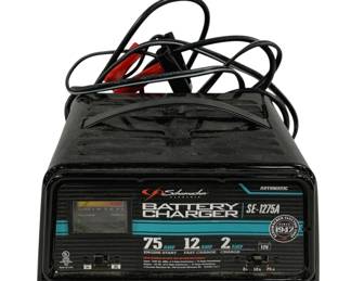 4441 - Schumacher 75/12/2 AMP Battery Charger (Description): Used as is electric/electronic/mechanical item. No guarantee all components, untested.