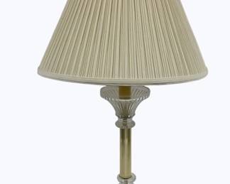 62 - Lamp - 28" tall (Description): Used as is electric/electronic/mechanical item. No guarantee all components, untested.