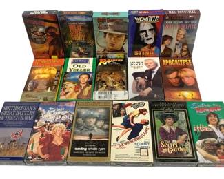 4109 - 16 Assorted VHS Tapes - Most are Sealed
