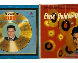5073 - 2 Elvis Presley LP Records