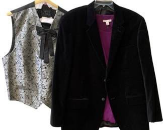 8033 - Women's Jacket Set w/ Vest (Description): Vest - Size M Jacket - Size 1X