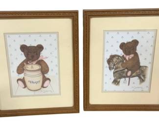 4713 - 2 Framed Prints - 14 x 11