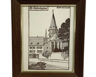 4263 - Framed Print - 12.5 x 10