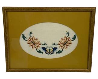 5169 - Framed Needlepoint - 12.75 x 9.75