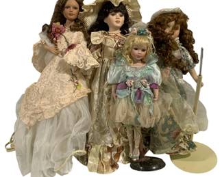 6571 - Lot of Assorted Vintage Dolls