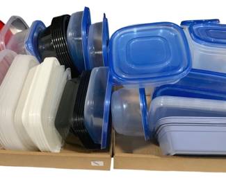 4620 - Lot of Assorted Plastic Storage Items (Description): Most have Lids
