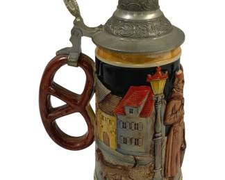 4302 - German Beer Stein - 9.5" Tall