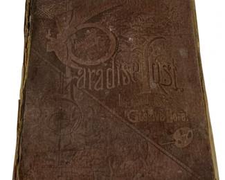 5754 - Paradise Lost by John Milton 1892 - Hardcover (Description): Copyright 1892