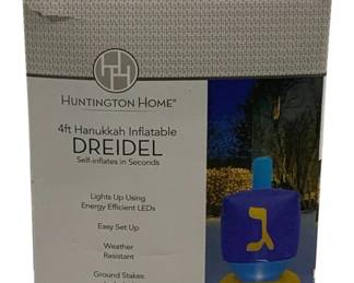 5382 - Dreidel 4ft Inflatable in Box (Description): Used as is electric/electronic/mechanical item. No guarantee all components, untested.