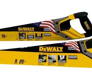 6463 - 2 DeWalt Saws - 15" & 20" Blades