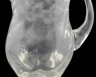 5228 - Glass Pitcher - 7 1/4" Tall