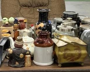 7030 - Table Lot of Assorted Decor Items & More