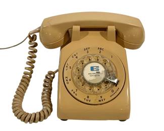 6027 - Stromberg-Carlson Vintage Rotary Dial Phone (Description): 9 x 9 x 5 Used as is electric/electronic/mechanical item. No guarantee all components, untested