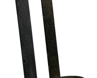 5366 - 2 Metal Candleholders - 29 x 6 x 6