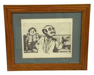 4430 - Framed Print "Your Witness" - 16.5 x 14