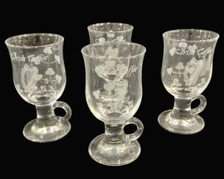 4887 - 4 Vintage Irish Coffee Mugs