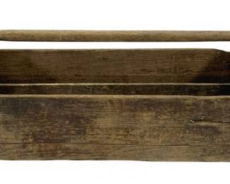 5351 - Antique Wood Toolbox - 32 x 14 x 9.5