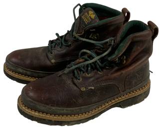 5766 - Vintage Georgia Giant Boots Size 9.5