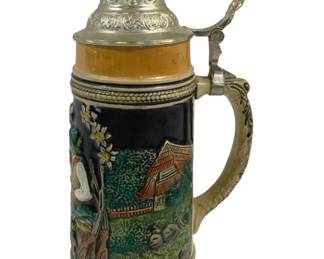 4283 - German Beer Stein - 12" Tall