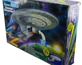 500 - 1990s Playmates Star Trek The Next Generation (Description): 1990s Playmates Star Trek The Next Generation Starship Enterprise Collectors Ed. w/ Box but in Unopened Packaging