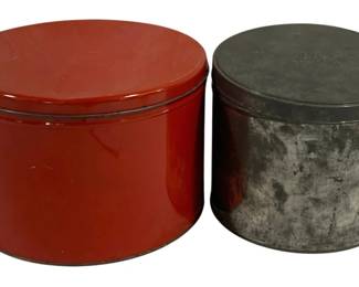 6317 - 2 Metal Tins - 7 x 10, 6 x 8