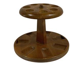 4145 - Wood Tobacco Pipe Holder - 5.5 x 7