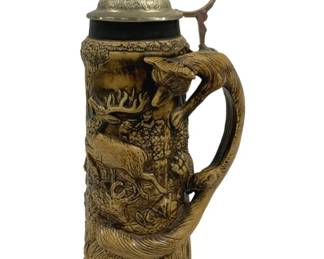4249 - Large German Beer Stein - 14" Tall