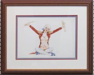 9083 - Washington Pin Up by Alberto Vargas (Description): 29 X 22