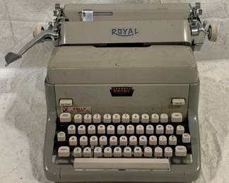 6403 - Royal Typewriter - 16 x 16 x 10 (Description): Used as is electric/electronic/mechanical item. No guarantee all components, untested.