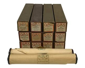 6325 - 12 ORS World Roll Piano Music Rolls