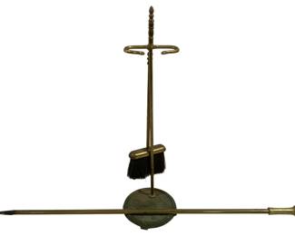 5280 - Brass Fireplace Set - 29 x 8 x 41