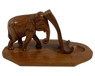 4133 - Wood Tobacco Pipe Holder - 8 x 5 x 5
