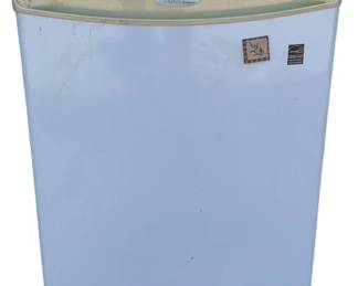 6439 - Danby Mini Fridge 32 x 20.5 x 20.5 (Description): Used as is electric/electronic/mechanical item. No guarantee all components, untested