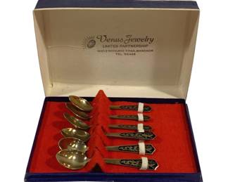 4152 - 6 Venus Jewelry Spoon Set in Box