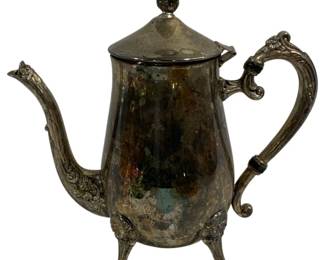 6573 - Silver Plated Teapot - 9 x 9