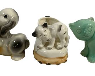 5291 - 3 Small Ceramic Planters