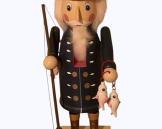 211 - Wood Nutcracker - 13.5 tall