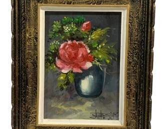 4280 - Framed Oil on Canvas - Signed 17 x 21
