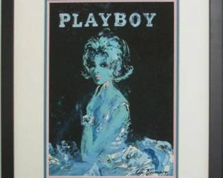 9027 - Playboy Giclee by Leroy Neiman (Description): 17.5 X 21.5
