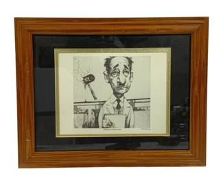 4460 - Framed Print "Objection Overruled" - 16.5 x 13.5