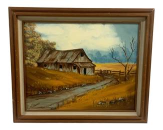 6018 - Framed Oil on Canvas - Signed - 24 x 20