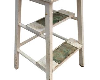 4955 - Wooden Flip Top Stool - 24 x 12 x 12
