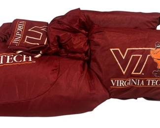 6057 - Virginia Tech Comforter, Sheets & Pillow Set (Description): Full Size