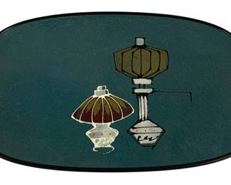 5035 - Mid Century Serving Tray - 17.5 x 11.75